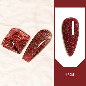 Nouvelle Collection <span class=keywords><strong>Printemps</strong></span> <span class=keywords><strong>2023</strong></span> : Vernis à Ongles Gel UV Rose Effet Disco Flash Verre Brisé - Product Image 4