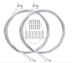 IRONDONKEY Juego de cubierta de <span class=keywords><strong>cable</strong></span> de engranaje de <span class=keywords><strong>bicicleta</strong></span> de acero inoxidable <span class=keywords><strong>y</strong></span> aleación Compatible con bicicletas de montaña BMX Bicicletas para niños Cruceros - Product Image 5