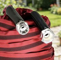 Enrouleur de tuyau d'arrosage 1/2 pouce, durable, anti-corrosion, anti-abrasion, anti-UV, réglable, en caoutchouc, certifié ANSI, 400 PSI, portable, à fixation au sol