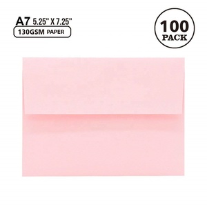 Invitación de <span class=keywords><strong>Boda</strong></span> Rosa A7 con Sobre de 5x7 y Cierre Autoadhesivo - Product Image 2