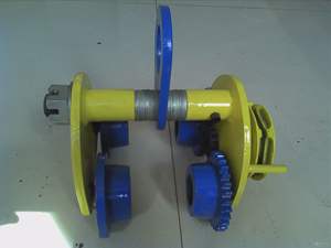 Chariot de conduite manuel avec roue sur faisceau I, livraison gratuite - Product Image 4