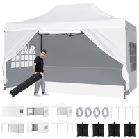 Tente de réception de mariage en plein air pliable et portable sur mesure 3x6m, tente de marché, auvent avec cadre durable à vendre