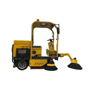 Environmental Street Washing Electric Street Sweeper Four brushes Automatic Street Sweeping Machine