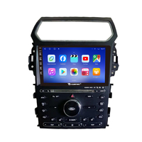 Pour Ford Explorer 2011-2019, autoradio Android avec écran tactile de 10 pouces, double DIN, octa-core, quad, GPS, navigation