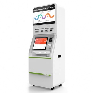 Seamless Transactions Self-Check <b>Printer</b> and Card Reader Payment Kiosk With Movable Casters - Product Image 1