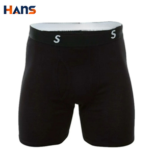 Boxer da Uomo con Logo Personalizzato, Pantaloncini da Boxe in Cotone, Traspiranti e Comodi, Design Trendy in Bianco e Nero - Product Image 4