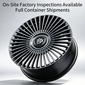 Jantes Flowtone, nouvelles jantes noires multi-rayons personnalisées, 18-24 pouces, jantes de 26 pouces pour Land Rover, Cullinan, Mercedes-Benz S-Ideal L7 - Product Image 3