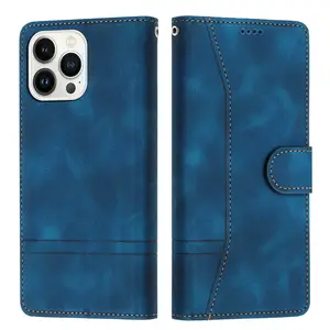 manufacture smooth touch pu flip wallet card slot case for iphone 15 pro max 14 13 12 11kicsktand case for oppo reno 10 pro plus