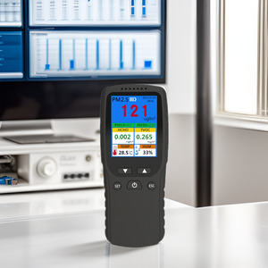 Indoor Pm2.5 Pm10 Tvoc Hcho Temp Aqi Monitor Luchtkwaliteit Sensor Monitor Air Monitoring Apparaten - Product Image 6