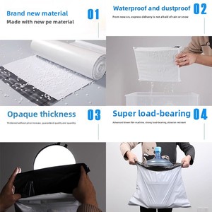 <span class=keywords><strong>Bolsas</strong></span> de Envío Grandes Autoadhesivas de PE 12, Resistentes al Agua, Color Blanco Sol, Nuevas, al por Mayor - Product Image 2