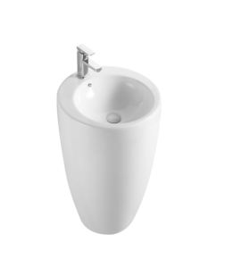 Lavabos sur pied de forme irrégulière modernes pour salles de bain sanitaires, usage hospitalier et hôtelier - Product Image 1