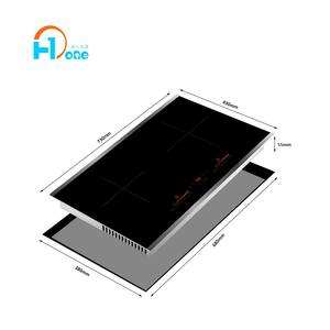 Table de cuisson à induction double 2 brûleurs, cuisinière électrique - Product Image 2