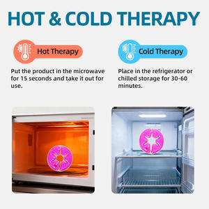 Compresa de Gel Frío para Alivio del Dolor de Senos, Reutilizable, 19*19cm, Color Rosa, Venta al Por Mayor - Product Image 6