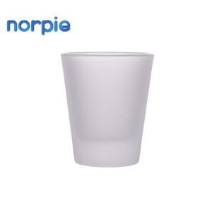 Vaso de agua de vidrio para vino, copa de sublimación para glaseado, 1,5 oz - Product Image 2
