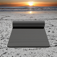 Tapis de yoga haut de gamme avec surface en daim, excellente absorption de la transpiration, dos en caoutchouc naturel de 6 mm, expérience moelleuse et premium