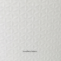Serviette visage jetable légère, hypoallergénique, respirante, écologique, à motif flocon de neige, en tissu non tissé spunlace, pour les soins de la peau, OEM