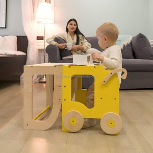 Versatile sgabello passo bambino apprendimento torre-tavolo e sgabello Combo per il gioco della cucina del piccolo principe - Product Image 4