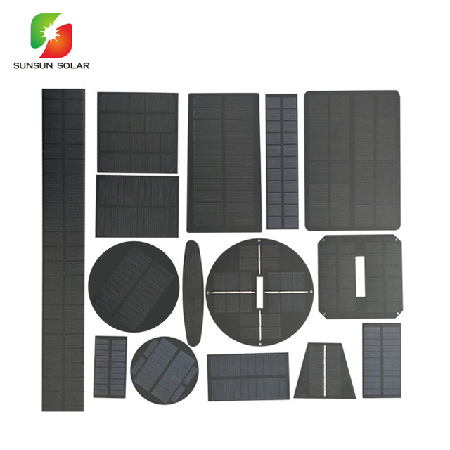Custom Mini Solar Panels Cells Small Size 1V 2V 3V 5V 1W 2W 3W for DIY Solar Polycrystalline Panel Toys
