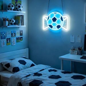 Soccer Shot Letreros Neon LED dimmable USB powered ambient <b>light</b> store <b>window</b> decoration <b>light</b> street indicator <b>light</b> Customized - Product Image 5