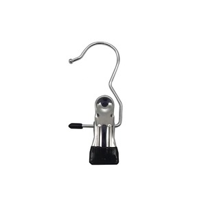 Wholesale Single Tier Seamless <b>Plastic</b> Clothing Organizer with Strong <b>Hook</b> Clip for Pants Socks Pantyhose - Product Image 4