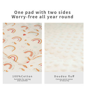 Couverture de poussette confortable et facile à nettoyer pour bébé Couverture de haricot anti-poussière douce et anti-allergie pour la literie Tranquillité d'esprit pour les <span class=keywords><strong>parents</strong></span> - Product Image 4