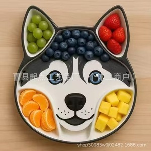 ถาดผลไม้ไม้ลายสุนัขเคลือบเงาสำหรับเสิร์ฟขนมและผลไม้ - Product Image 2