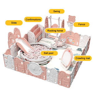 Recinto <span class=keywords><strong>per</strong></span> Bambini di Alta Qualità, Non Tossico, in Materiale PE di Grado Commerciale, Set di Sicurezza in Plastica con Porta e Cancello <span class=keywords><strong>per</strong></span> Area Giochi - Product Image 5