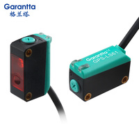 Sensor Fotoelektrik Laser Titik Kecil BGS, Saklar Foto Penekan Latar Belakang Cahaya Merah Tampak, IP65 untuk Mesin Pengemasan
