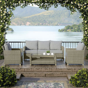 Set di divani in Rattan di cotone Rattan intrecciato corda da giardino set ampio divano <span class=keywords><strong>italiano</strong></span> in Rattan - Product Image 4