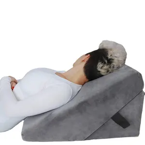 Bantal Tempat Tidur Wedge, Busa Memori Anti Mendengkur, Bantal Tempat Tidur Wedge Segitiga