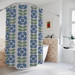 <span class=keywords><strong>Rideau</strong></span> <span class=keywords><strong>de</strong></span> <span class=keywords><strong>douche</strong></span> floral botanique aquarelle en tissu 100 % polyester à séchage rapide, imprimé <span class=keywords><strong>vert</strong></span> <span class=keywords><strong>sauge</strong></span> neutre pour salle <span class=keywords><strong>de</strong></span> bain moderne - Product Image 5