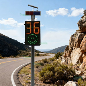 Panneaux <span class=keywords><strong>de</strong></span> signalisation routière <span class=keywords><strong>de</strong></span> sécurité à énergie solaire LED avec visage souriant, étanches IP54, personnalisés en usine, avec radar <span class=keywords><strong>de</strong></span> <span class=keywords><strong>limitation</strong></span> <span class=keywords><strong>de</strong></span> <span class=keywords><strong>vitesse</strong></span> - Product Image 6