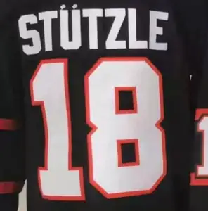 2023 New Design Ottawa Tim Stutzle Black 2023/21 Home Stitched National Hockey Jersey