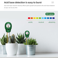 Testeur d'humidité du sol, de pH et de fertilité 3 en 1, analyseur, moniteur, avec capteur métallique pour outil de plantation de jardin
