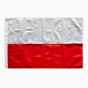 Bendera nasional kualitas bagus Polandia Online harga grosir terbaik Polandia