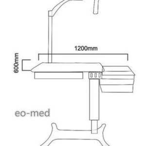 <b>Mini</b> Ophthalmic Optometry Unit With Chair Optometry <b>Table</b> C-400 - Product Image 3