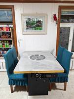 Table de barbecue multifonctionnelle sans fumée Ji Lu, table de barbecue auto-purifiante intégrée pour la restauration