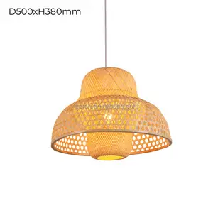 Pendant Hanging Lamp Handmade Wicker Hanging Lamps Rattan Pendant Light Bamboo Weaving Lamp