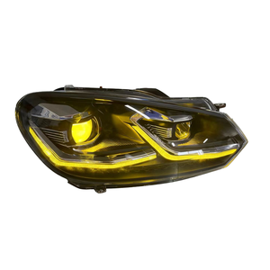 Faros Delanteros LED de Doble Color para VW <span class=keywords><strong>Golf</strong></span> 6 <span class=keywords><strong>MK6</strong></span> 2008-2013, Plug and Play, Lámpara Automática, Nueva Condición - Product Image 3