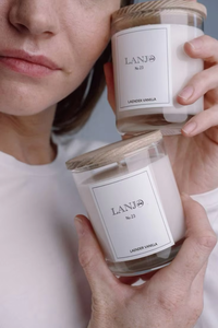 <b>Glass</b> <b>Bottle</b> Valentine's Thanksgiving Aromatherapy Private Label Scented Candles Handmade LANJO Christmas Home <b>Decoration</b> Long - Product Image 6