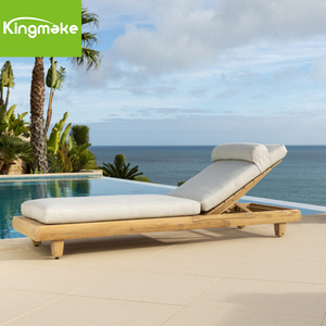 Outdoor <span class=keywords><strong>Chaise</strong></span> <span class=keywords><strong>Lounge</strong></span> Stoel Teak Zonnebank Waterdicht Zwembad Strand Hotel Ligstoel Zwembad Zwembad <span class=keywords><strong>Lounge</strong></span> Stoel - Product Image 6