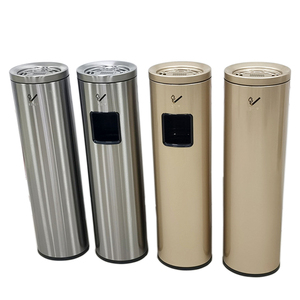 Poubelle de fumer en métal au sol de haute qualité <span class=keywords><strong>pour</strong></span> une utilisation en extérieur Cendrier du hall de l'hôtel Poubelle - Product Image 4