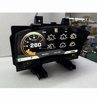 Tableau de Bord LCD 12,3 Pouces Combiné d'Instruments Virtuel Compteur de Vitesse et Odomètre de Voiture Pour Nissan GTR R35 2009-2022