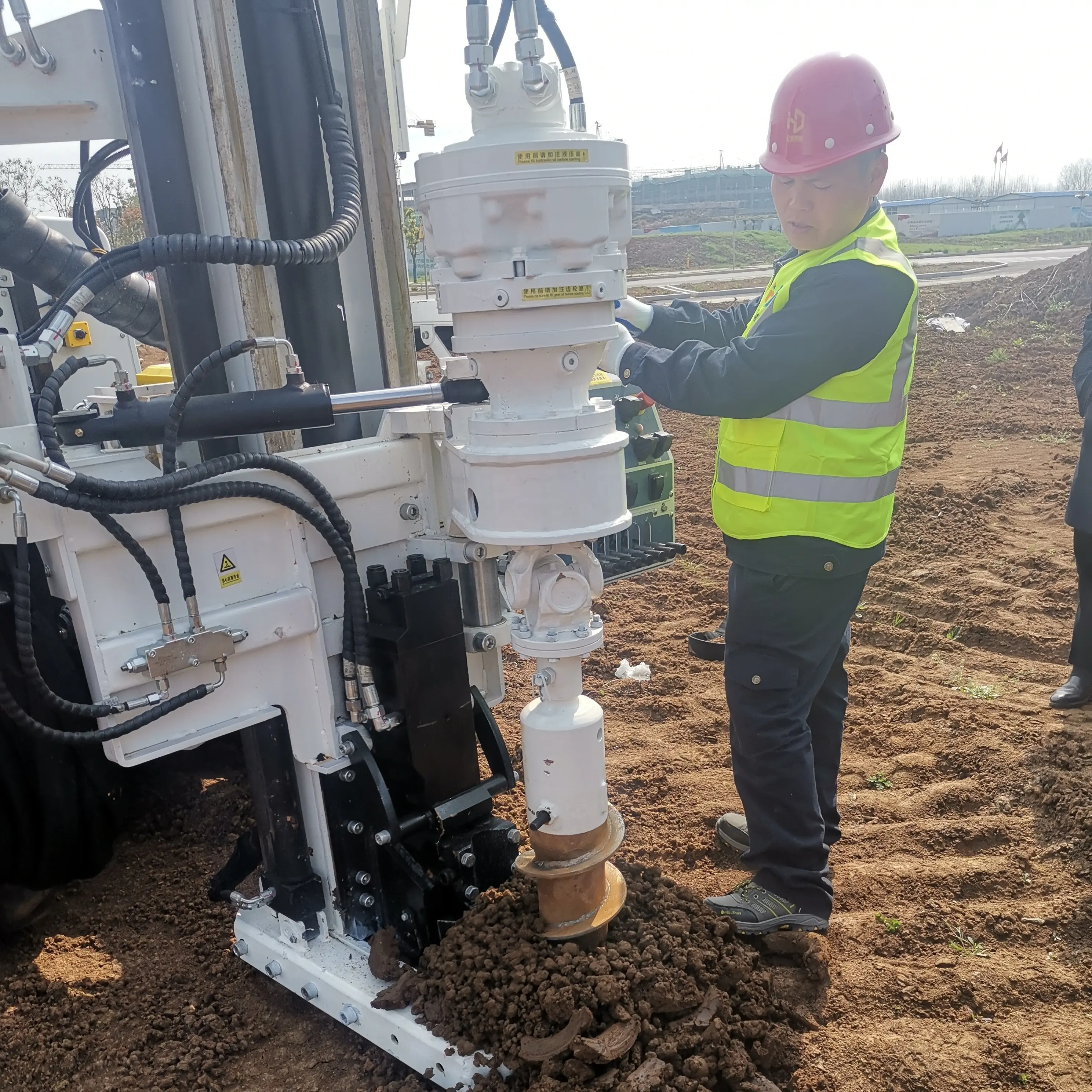 Dar çalışma alanları için taşınabilir toprak soruşturma örnekleme sondaj makinesi