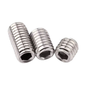 M3 M4 M5 Nickel Plated Carbon Steel Set Screw Grade 12.9 DIN 916-1980 Headless Stop Screw For Construction Industry - Product Image 4