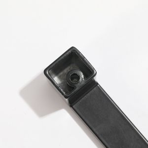 Furniture Handle Rectangle <b>Black</b> Zinc Alloy Minimalist Cabinet Drawer Easy Installation - Product Image 3