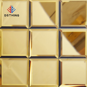 Aisen trang trí nội thất Chất lượng cao Nhà Máy Giá New Arrival không thường xuyên Gương thủy tinh Gạch <span class=keywords><strong>Mosaic</strong></span> cho tường - Product Image 4