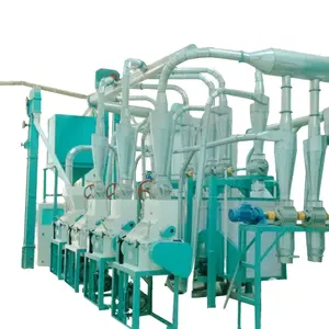 High Productivity Corn Roller Mill 30T 50T Maize Flour Milling Machine Price