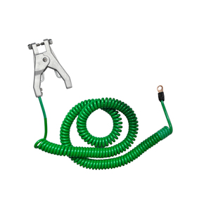 Cable Assembly <b>Wire</b> <b>Earthing</b> Spiral and Cables Atex Earth Ground Static Grounding Clamp with - Product Image 3