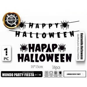 Ghirlanda filettata di HALLOWEEN-lettera BANNER #75011 per le stoviglie e le decorazioni per la tavola - Product Image 1